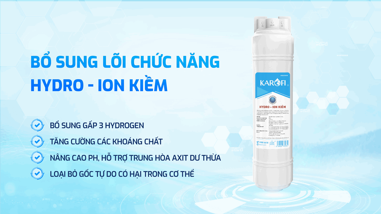 Máy lọc nước nóng lạnh Karofi KAD-D66S PRO